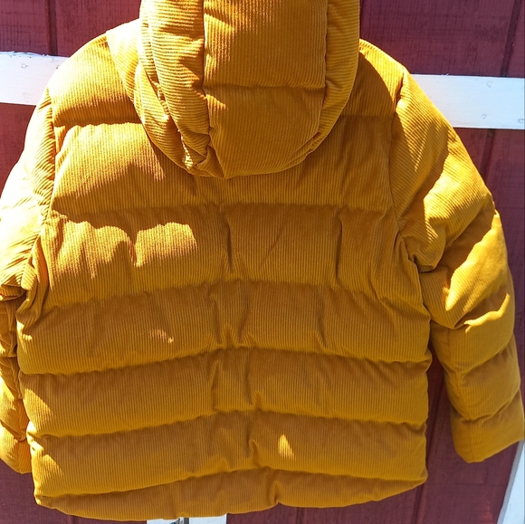 LOLE Kendall Hooded Puffer Jacket Amber Corduroy - Picture 3 of 9